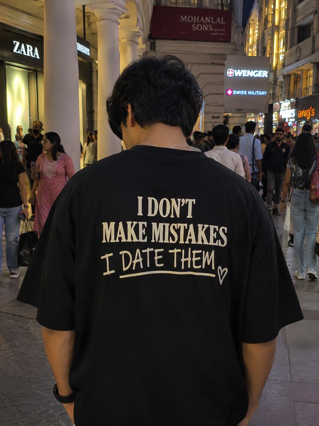 I Don't Make Mistakes I Date Them — front